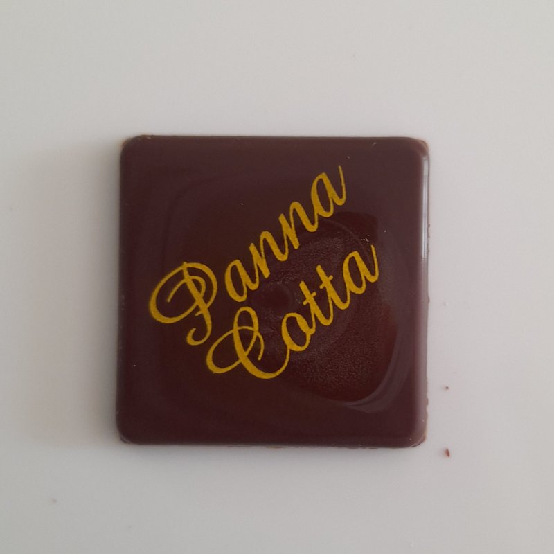 Čokoládová dekorace Panna Cotta – 20 ks