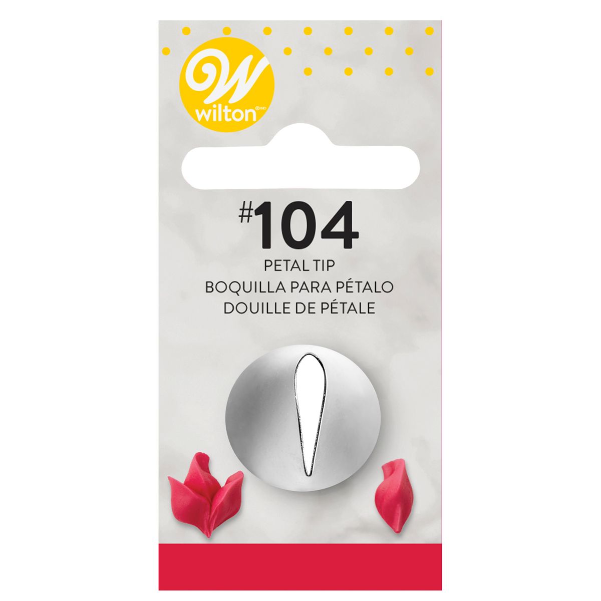 Wilton zdobící špička #104 okvětní lístek