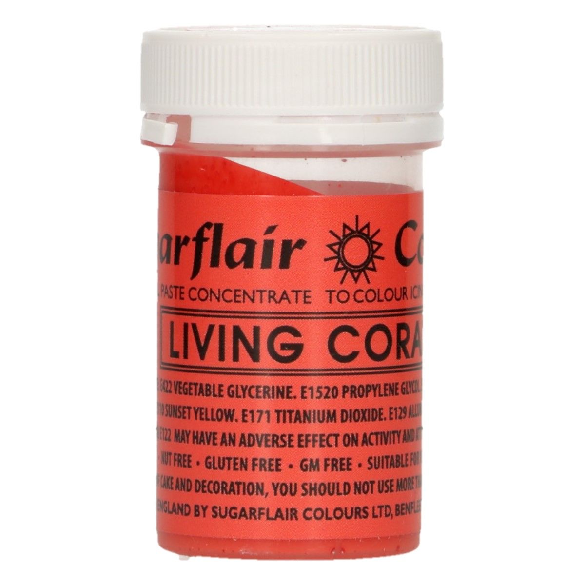 Gelová barva Living Coral Sugarflair