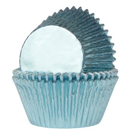 House of Marie cukrářské košíčky fóliové baby blue modré 24 ks