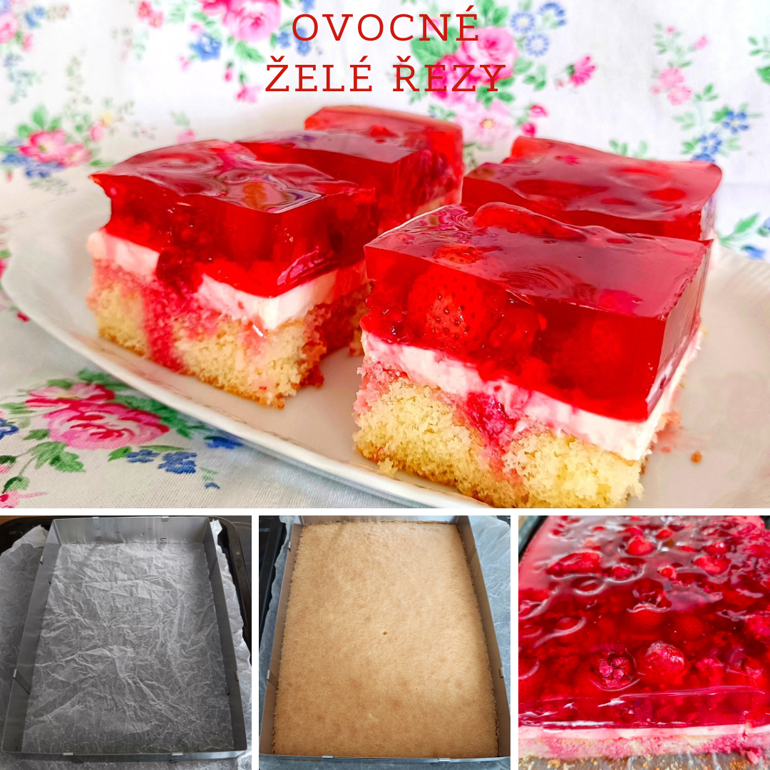 ovocné řezy se želatinou