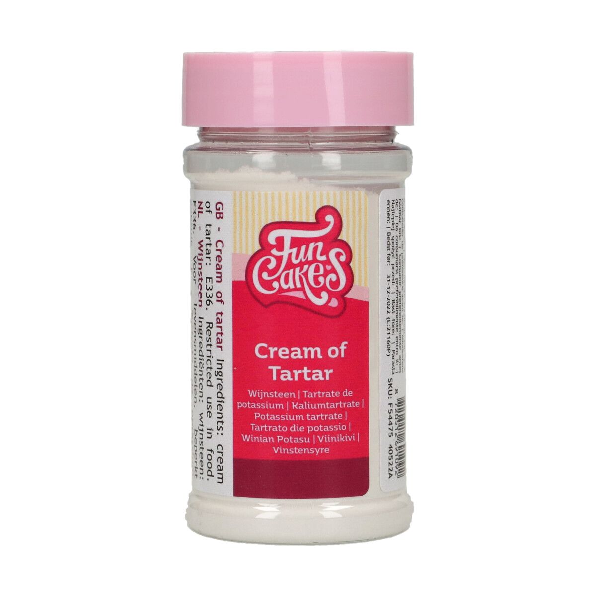 Vinný kámen Cream of Tartar 80 g FunCakes