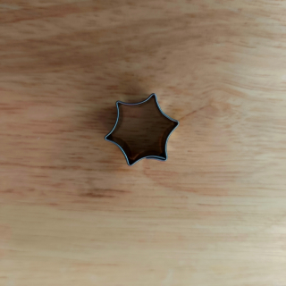 Vykrajovátko oblá hvězdička mini 2,1 cm