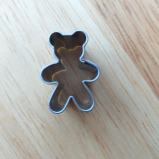 Vykrajovátko medvídek mini 1,9 cm