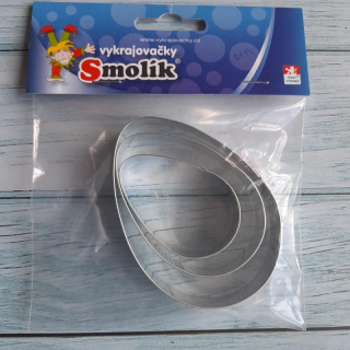 Vajíčka střední - sada 3 ks vykrajovátek