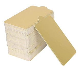 Podložka pod dezerty zlatá 10 x 5,2 cm