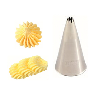 Zdobící špička BF314 průměr 10 mm nerez