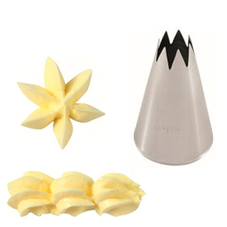 Zdobící špička řezaná BS112 průměr 12 mm