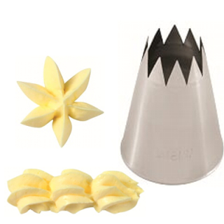 Zdobící špička řezaná BS114 průměr 14 mm