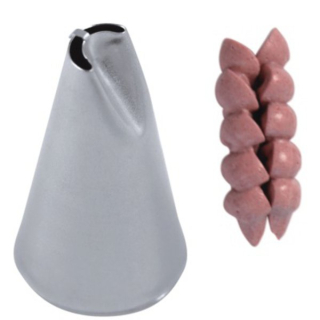 Zdobící špička nerez mini průměr 1,8 cm