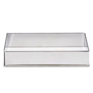 Patisse ráfek dortový nastavitelný hranatý 25 - 46 cm (výška 5 cm)