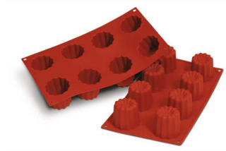 Silikomart 3D forma bábovky 8 ks