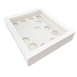 Krabice na cupcakes číslice 3 na 12 ks cupcakes