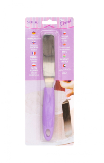 Cook Bombastic cukrářská stěrka zahnutá fialová nerez