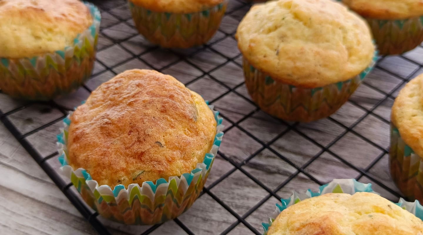 Slané muffiny s cuketou